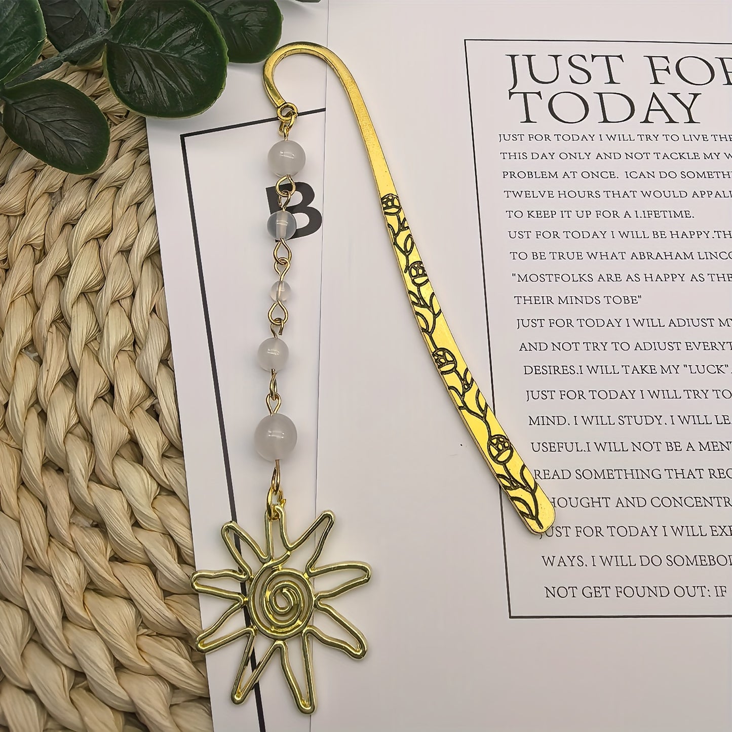 CharmTales - Tiger Eye & Mushroom Bookmark